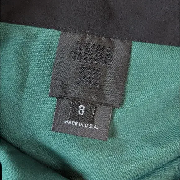 NWT Anna Sui one shoulder 100% silk underwater forest dress - Picture 6 of 9